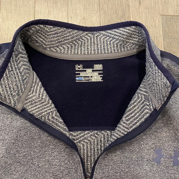 Men's Under Armour Cold Gear Fleece 1/4 Zip Pullover - Picture 2 of 10